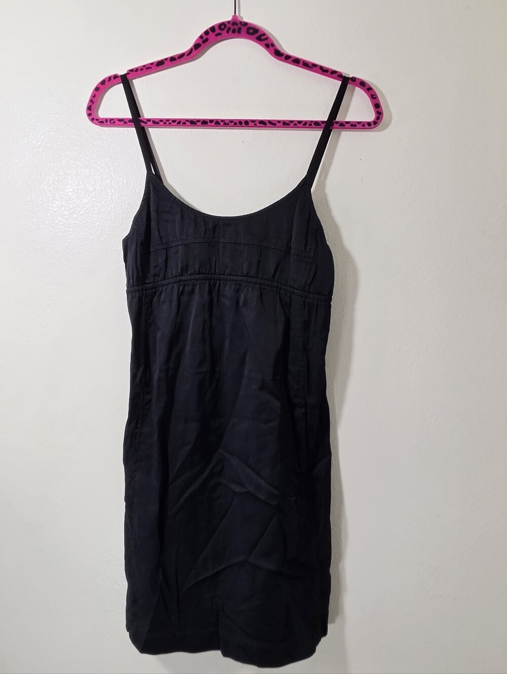 Graham &Spencer Black Spaghetti Strap Slip Dress Small